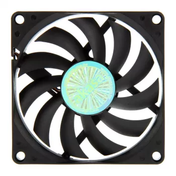AKASA AK-FN076 80mm korpusa ventilators - Melns
