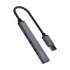 USB centrmezgls SAVIO AK-70, 7 porti USB 3.0, 4 izmantojami porti, USB Type-A savienotājs, 5 Gbit/s pārsūtīšana, garantija 2 gadi