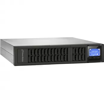 PowerWalker VFI 2000CRM LCD nepārtrauktās barošanas avots (UPS) 2 kVA / 1600 W, 4× IEC C13, 2U statīvā