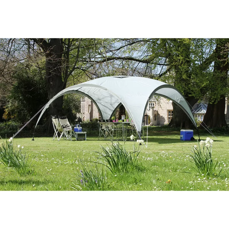 Paviljons pasākumiem Coleman 4,5 x 4,5m (Gaiši pelēks/Pelēks)