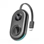Bezvadu indukcijas lādētājs Joyroom JR-W09 3W ar USB-C kabeli Apple Watch, Melns
