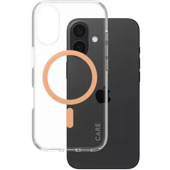 PanzerGlass CARE™ by ® Urban Combat Macīgs Caurspīdīgs ar Persiku MagSafe iPhone 16