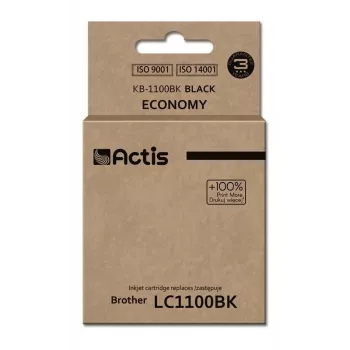 Actis KB-1100Bk tinte (aizstāj Brother LC1100BK/980BK; standarta; 28 ml; melna)