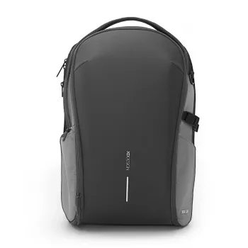 Mugursoma XDDESIGN Bizz Grey P705.932 — ūdensizturīga, viegla pilsētas mugursoma