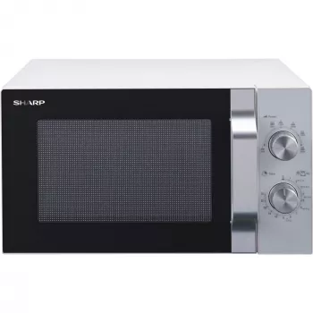 Sharp R204WA mikroviļņu krāsns sudraba/balta Solo 20 L 800 W