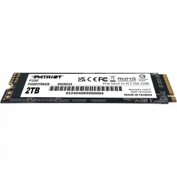 SSD disks Patriot P320 2TB M.2 2280 PCIe 3.0 x4 NVMe
