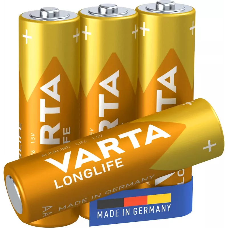 Varta Longlife Extra - Batterija 4 x AA tipa sārma (04106101414)
