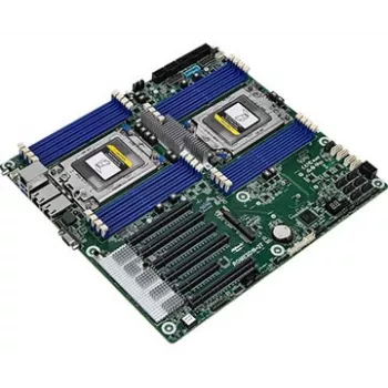 Mātesplate ASRock ROME2D16-2T LGA 4094 EEB, divligzdas, 16 DIMM DDR4, 3.2 TB RDIMM, 5x PCIe x16 Gen4, 16x SATA III