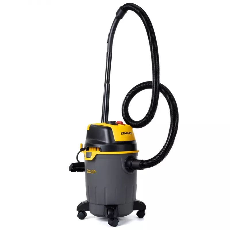 Industriālais putekļsūcējs STANLEY SXVC20PTE, 1200 W, 20 L slapjai un sausai tīrīšanai, 3 m šļūtene, 2,5 m kabelis, 17 kPa