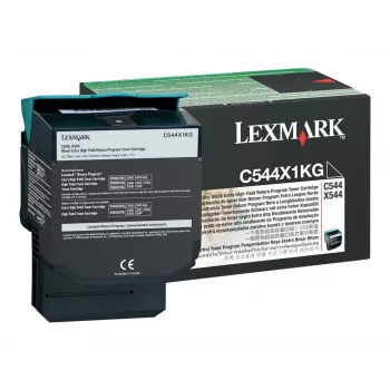 Lexmark C544X1KG - Tonera kasetne melna - C544dn, C544dtn, C544dw, C544n, X544dn, X544dn RCS, X544dtn, X544dw, X544n