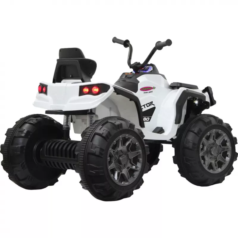 Ride-on Protector Quad, bērnu elektromobilis balts, 12 V