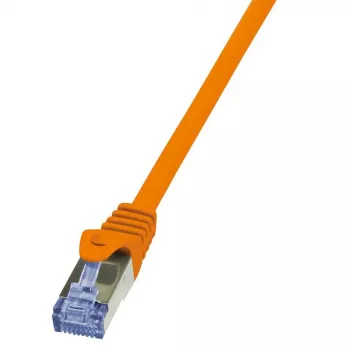 Tīkla kabelis LogiLink 2m Cat.6A RJ-45 S/FTP Oranžs