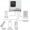 Invertors QOLTEC ECO Solar Boost 4kW MPPT LCD, 4 kW izeja, MPPT kontrolleris, LCD displejs