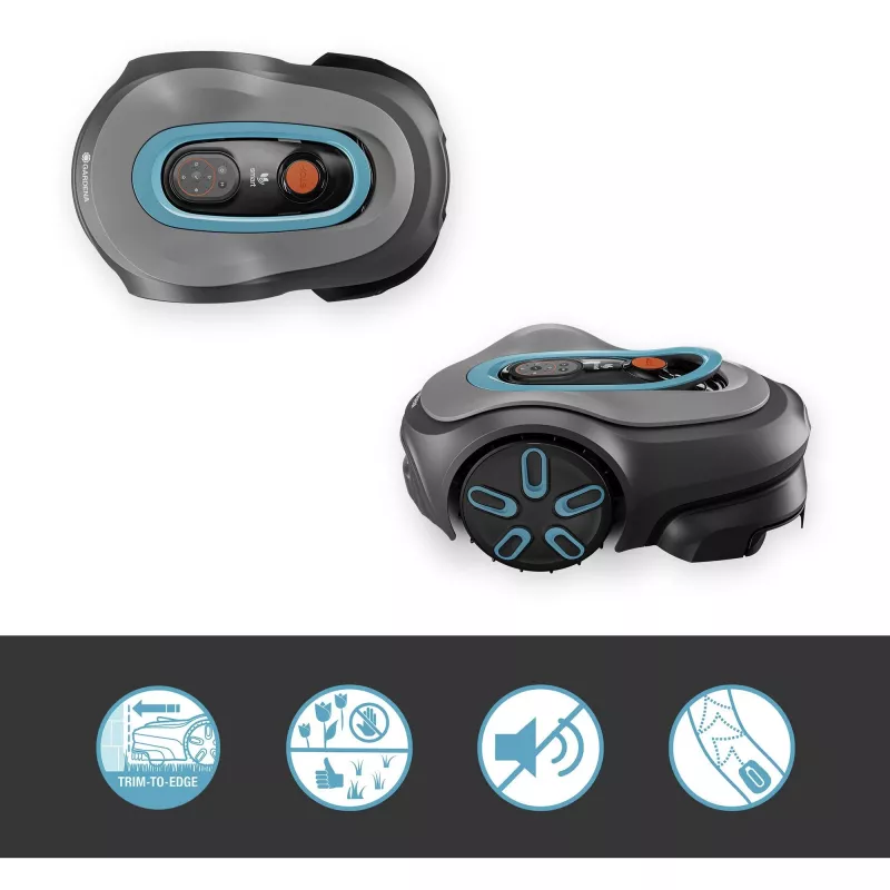 Robotiskais zāles pļāvējs Gardena smart SILENO pro Battery 600 m² 16 cm