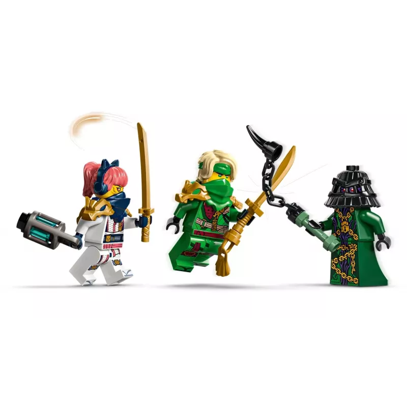 LEGO konstruktors NINJAGO 71842 Rontu – Meistardraķis, 381 gab., 4 minifigūras, 130 mm