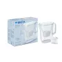 BRITA Style Essential ūdens filtrēšanas krūze 2,4 l, komplektā 1 MAXTRA Pro kasetne, baltā krāsā