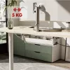 Maclean zemgalda kabeļu/organizators, max. slodze 5 kg, balts, MC-106 W