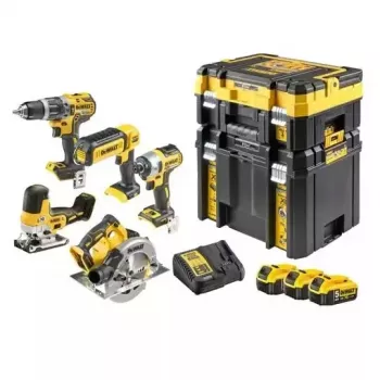 Bezvadu triecienskrūvgriežu komplekts DeWALT DCK500P3T-QW, 18V, 3 akumulatori