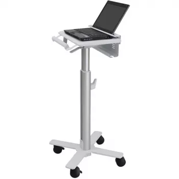 Ergotron StyleView SV10 ratiņi klēpjdatoram - medicīniski - metāls - balts, alumīnijs - ekrāns līdz 43,2 cm (17 inch) (SV10-1100-0)