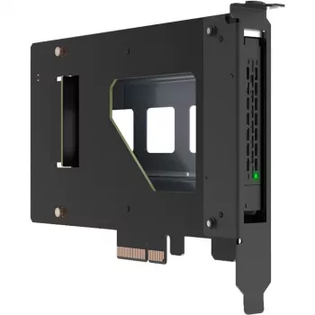ICY Dock ToughArmor MB111VP-B - Mobilais Memory-Rack - M.2 SSD Mobilrack - 2,5 inch (6,4 cm) - NVMe - PCIe 4.0 x4 - Melns (MB111VP-B)