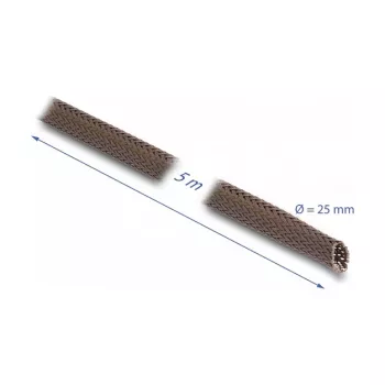 Kabeļa uzmava DeLOCK 20906 Brūna Poliesters 2.5 cm
