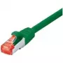 Tecline exertis Connect - Patch-Cable - RJ-45 (vīrietis) uz RJ-45 (vīrietis) - 25 m - SSTP - CAT 6 - bezhalogēna - zaļš (71525G)