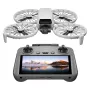 Drone DJI Flip 4 ar 48 MP kameru, 4K (3840x2160), 3110 mAh akumulators, 16 m/s, 14 000 m darbības rādiuss, 4 rotori, 0.249 kg, Melns/Balts