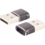 USB A uz USB C adapteris ShiverPeaks 14-05034 — USB 2.0, plāns metāla korpuss
