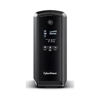 Nepārtrauktās barošanas avots CyberPower CP900EIPFCLCD, Line-Interactive, 0.9 kVA, 540 W, 6 kontaktligzdas