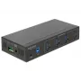 Delock 63309 ārējais rūpnieciskais USB centrmezgls, 4 x USB 3.0 Type-A, 15 kV ESD aizsardzība, metāla korpuss, stiprināms pie sienas