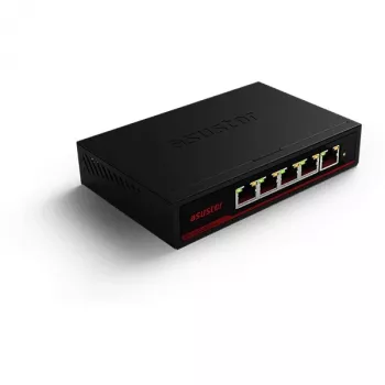 Asustor ASW205T 5-portu 100/1000/2500 Mbps nepārvaldāms darbvirsmas slēdzis