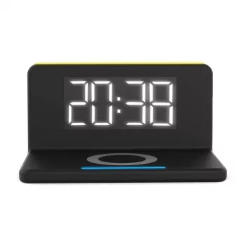 Modinātājpulkstenis Terratec ChargeAir Digital Black Yellow 286141