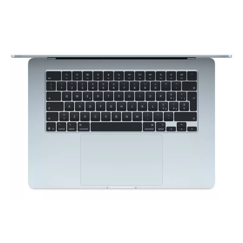 Apple MacBook Air 15, Sky Blue, M4 (10-CPU/10-GPU), 16GB, 512GB, Vācu tastatūra, 35W Dual USB-C lādētājs, MC7C4D/A