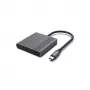 I/O adapteris USB-C uz HDMI/DP A-CM-HDMIFDPF-01 GEMBIRD