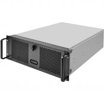 Silverstone RM400 Rack 4U Melns, Pelēks