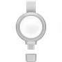 Lādētājs 4smarts QI2 Smartwatch Silver USB Bezvadu ātrā uzlāde