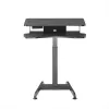 Maclean MC-835 Pārnēsājams rakstāmgalds ar elektrisko augstuma regulēšanu 72-122 cm, max 37 kg, vadības panelis, sēdus-stāvus darba stacija