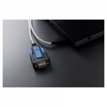 USB 2.0 uz RS232 adaptera kabelis DIGITUS DA-70170, FTDI mikroshēma, 1,8 m, USB Type-A uz DB9
