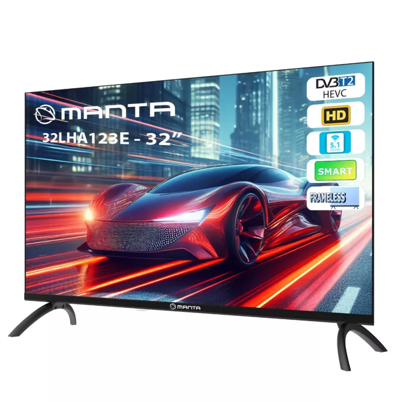 Manta 32LHA123E 32 collu HD LCD televizors 1366 x 768