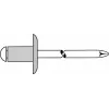 Aklā kniede GESIPA 5x14 mm, alumīnija korpuss ar tērauda serdi, 250 gab.