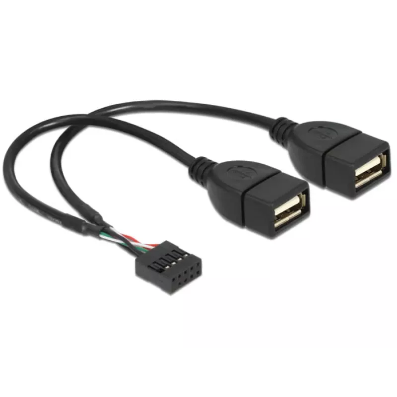 Iekšējais USB kabelis DeLOCK 83292 0.2 m, sievišķais–sievišķais
