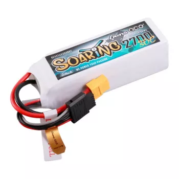 Gens ace G-Tech Soaring 2700mAh 14.8V 30C 4S1P LiPo akumulators ar XT60 savienotāju