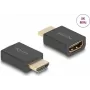 DeLOCK High Speed HDMI adapteris vīrišķais uz sievišķo 8K 60 Hz melns