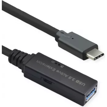 ROLINE Ultralanges USB3.2 Gen1 pagarinātājkabelis C-A ST/BU 5m
