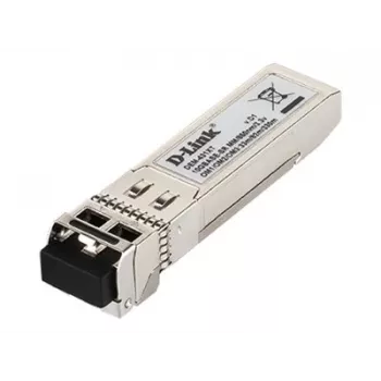 D-Link 10GBase-SR SFP+ uztvērējs, 80/300m, šķiedra, 10000 Mbit/s, SFP+, LC, 50/125, 62.5/125 µm, SR