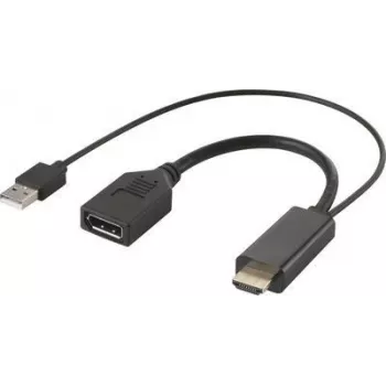 RF-4777274 HDMI pārveidotājs [2x HDMI spraudnis USB 2.0 ligzda A - 1x DisplayPort]
