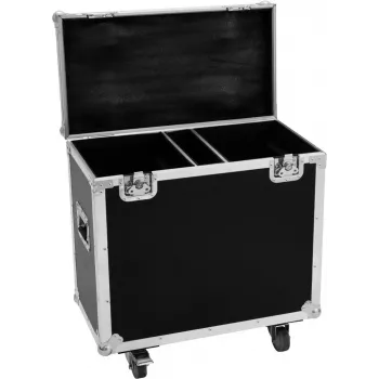 Roadinger Flightcase TMH-S200 2x — aizsargājošs transporta futrālis audioiekārtām