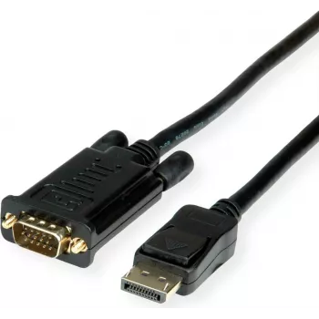 Value 11.99.5801 DisplayPort–VGA kabelis 1,5 m melns (11.99.5801)