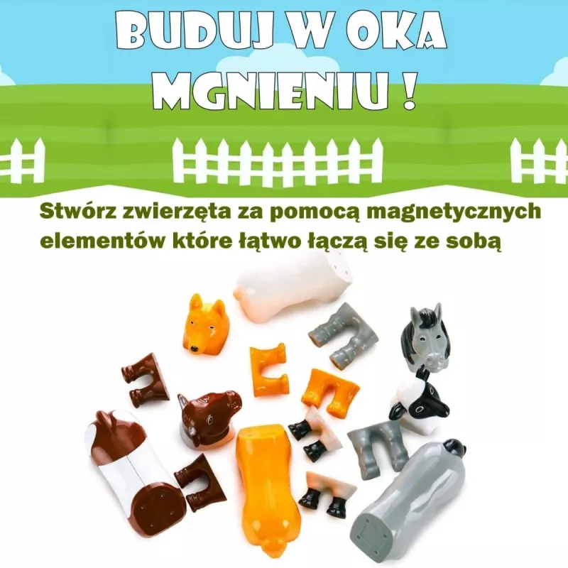 Malblo Magnētiskais Saimniecības Dzīvnieku Komplekts