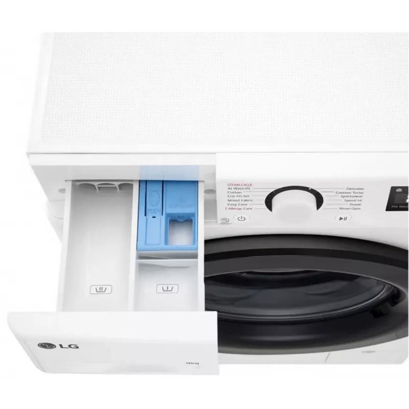 Veļas mazgājamā mašīna LG F2WR509SBW 9 kg, Energoklase A